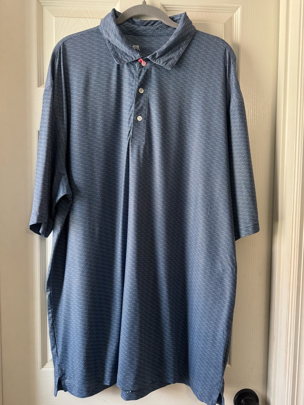 Men's Onward Reserve Blue Polo Shirt - Classic Short Sleeve (2XL)